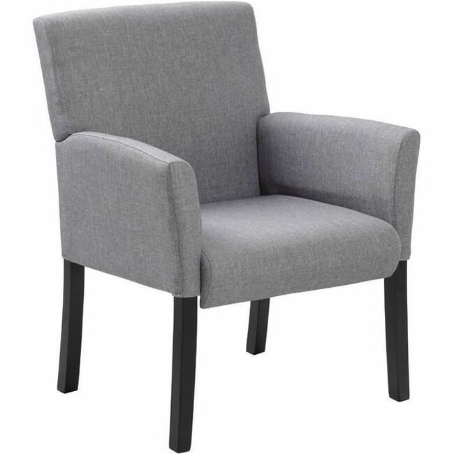 Boss Office Products Chair Guest Linen Gray BOP659MG
