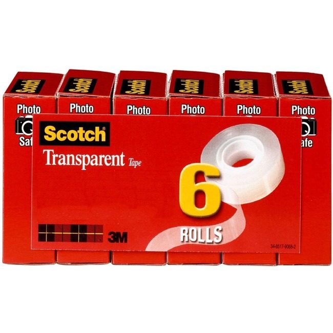 3M Company Tape Roll Trns 1/2X1296 6 Pack MMM600-6PK