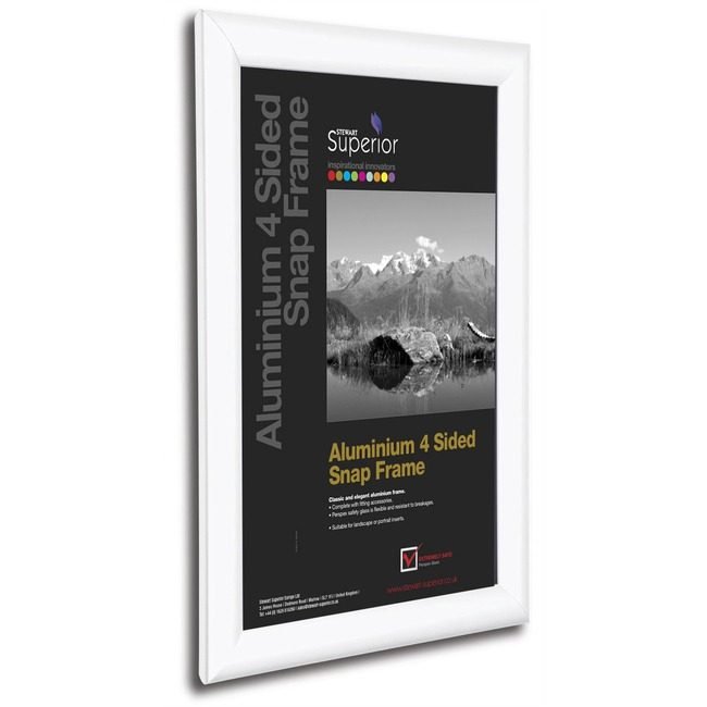 Stewart Superior Seco Snapframe Almnm 11X17 White SSCSN1117WHITE