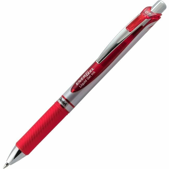 Pentel of America Pen Gel Rtx Mtltip 0.7MM Red PENBL77-B