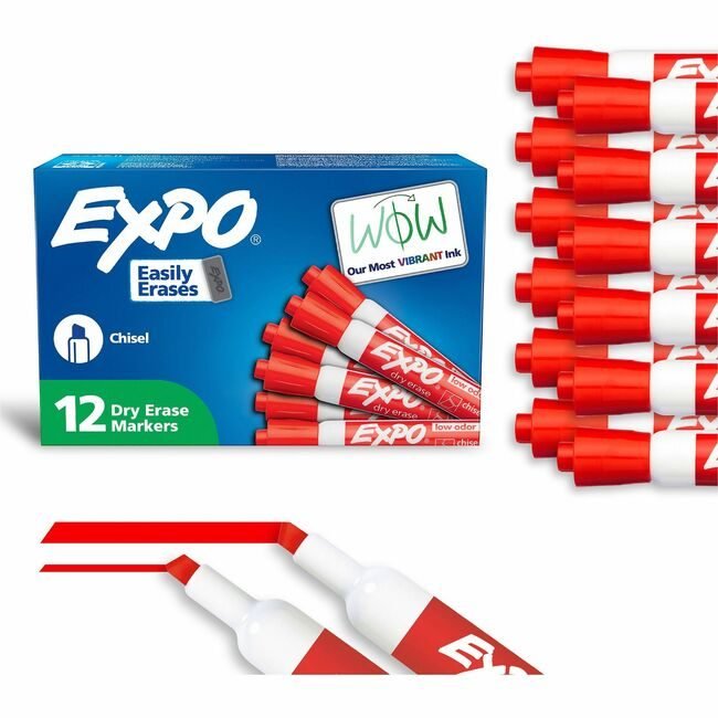 Newell Brands / Sanford Sharpie / Expo / Prismacolor / Marker Dryerse Lo Chisel Red SAN80002A