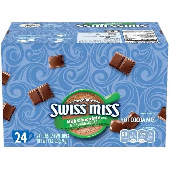 Conagra Brands Swiss Miss Cocoa Sugar Free 24/BX SWMHUN55584
