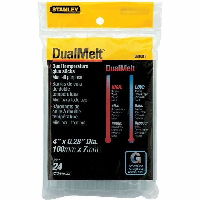 Stanley Black  Decker Bostitch / Dual Temp Mini Glue Sticks BOSGS10DT