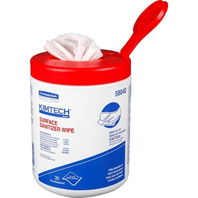 Kimberly-Clark Professional Kleenex / Scott / WypAll / Kimtech Wipe Sanitizer Kimtch We KCC58040