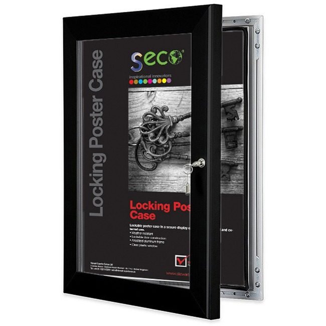 Stewart Superior Seco Case Poster Lckng 8.5X11 Black SSCLCASE8511BLK