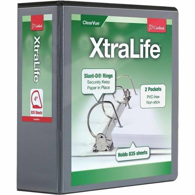 Cardinal Binder X-Life Dring 4" Black CRD26341