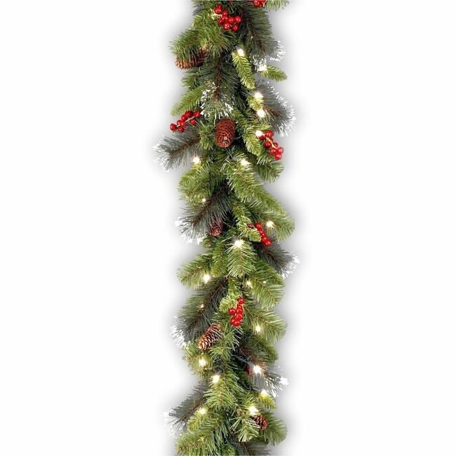 National Tree Company Garland Cw Spruce Wc 9FT NLT729083173752