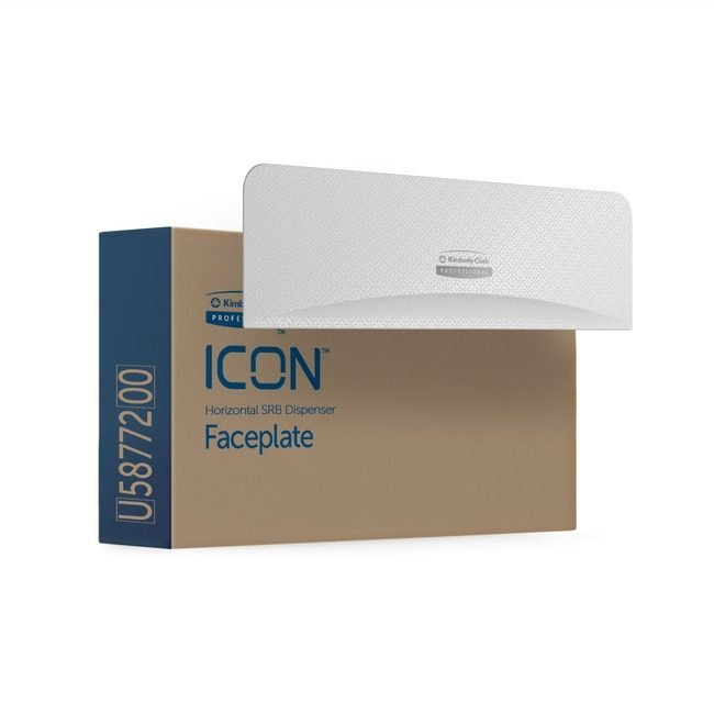 Kimberly-Clark Professional Kleenex / Scott / WypAll / Kimtech Faceplate Dispenser Bt 2 HRZ We