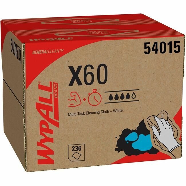 Kimberly-Clark Professional Kleenex / Scott / WypAll / Kimtech Wipe X60 Brgbx Clth KCC54015