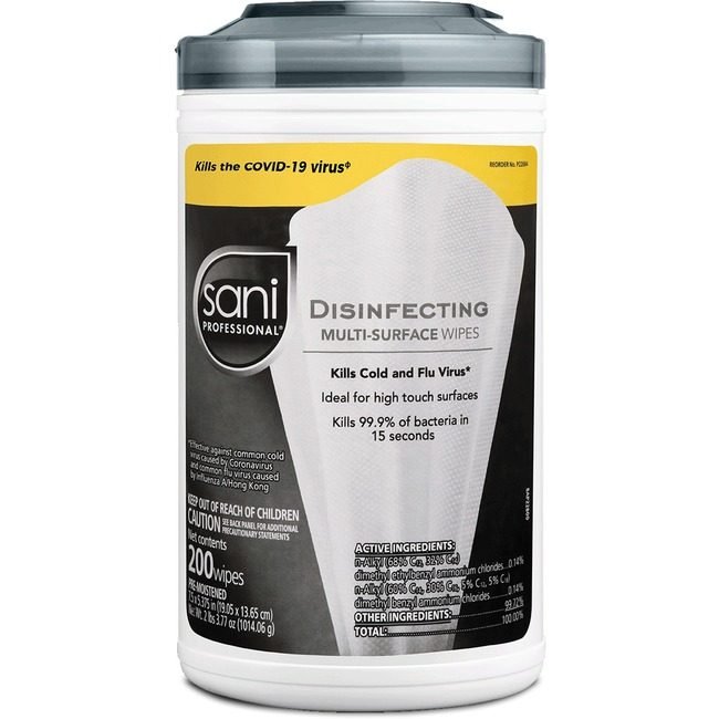 PDI Healthcare Wipe Disinfectnt Sani PDIP22884CT