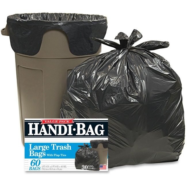 Berry Global Liner 30GAL 60/BX Black WBIHAB6FT60