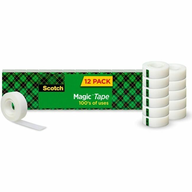 3M Company Tape Roll Inv 3/4X1000 12 Pack MMM810K12