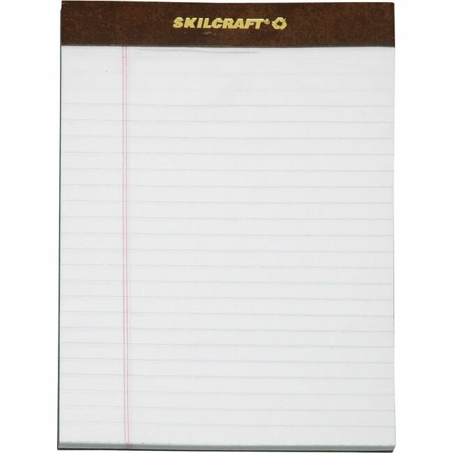 SKU-LEVEL VERIFICATION REQUIRED Pad Writing Legal 5X8 We NSN3723107