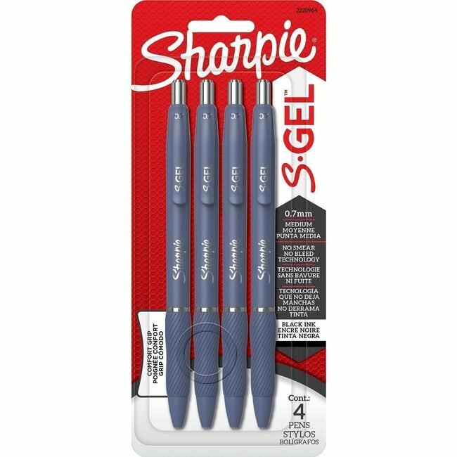 Newell Brands / Sanford Sharpie / Expo / Prismacolor / Pen S-Gel 0.7MM Mnmid 4 Count SAN2220964