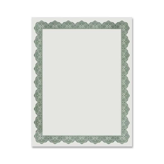 Geographics Certificate Premium 25 Pack Green GEO39452