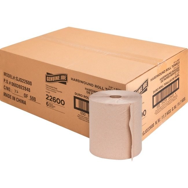 Genuine Joe Towel Hrdwnd 7-7/8X800 2"CR GJO22600