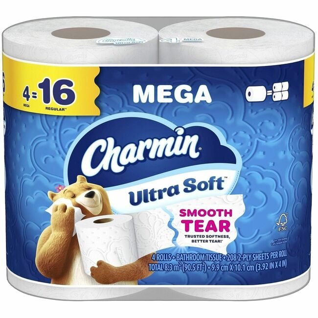 Procter  Gamble P&G Professional / product-specific brand Charmin U Sft 2-PLY 4 MEGA PGC19261
