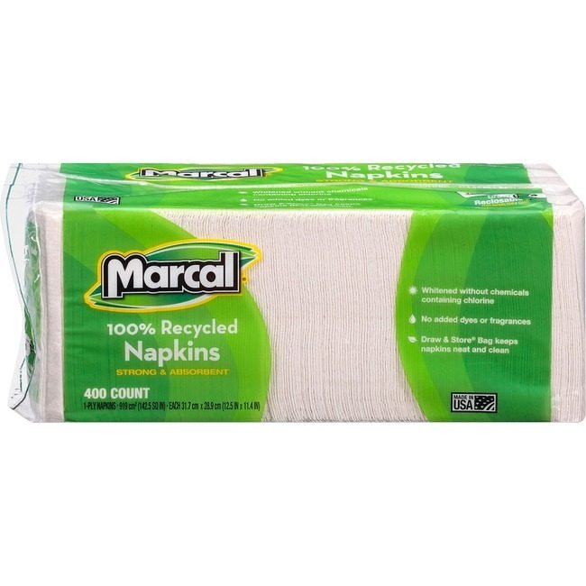 Marcal Manufacturing, LLC Pro Napkins Luncheon 1-PLY We MRC6506