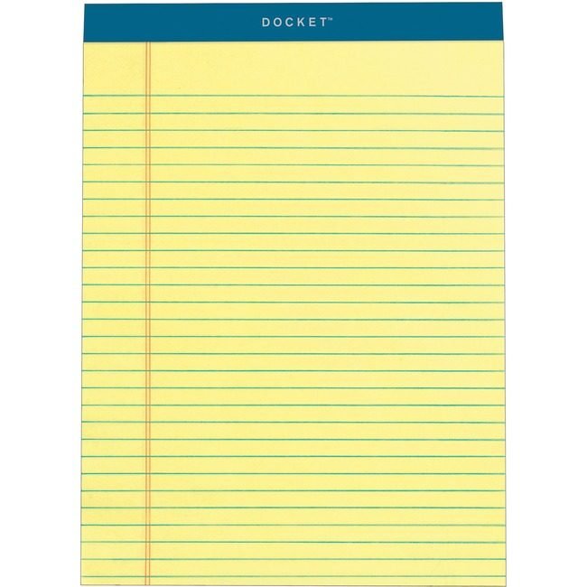 TOPS Products Pad Legal 6PD/PK Canary TOP63406