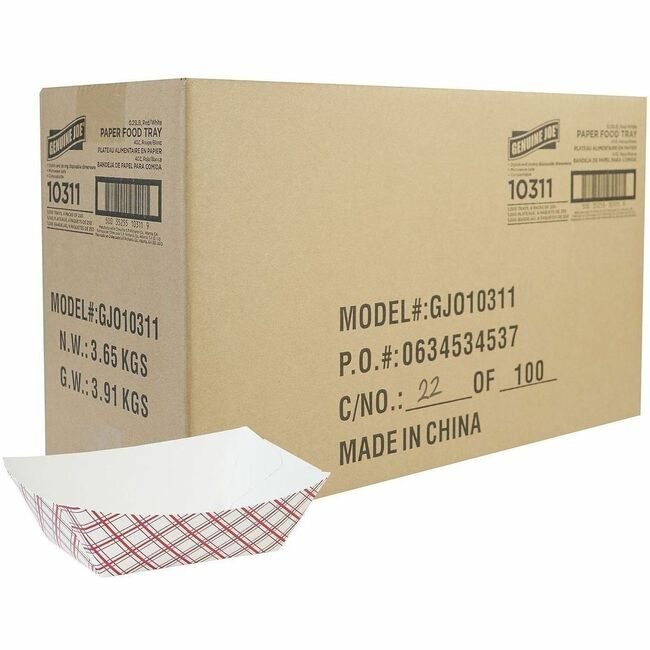 Genuine Joe Tray Food Paper 0.25LB 1000 GJO10311