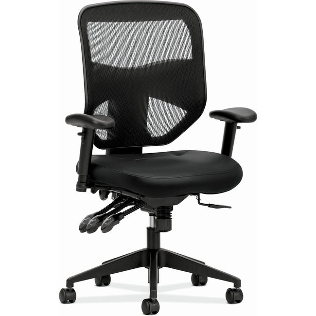 The HON Company basyx by Chair Task Hback Lthr Black BSXVL532SB11
