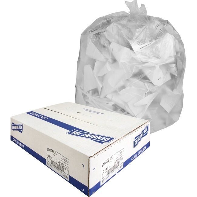Genuine Joe Liner Ld 24X33 16G .6ML Clear GJO01011