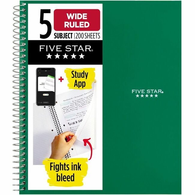 ACCO Brands Mead / Five Star Notebook 5-STAR 5SUB 8X10.5 MEA05206