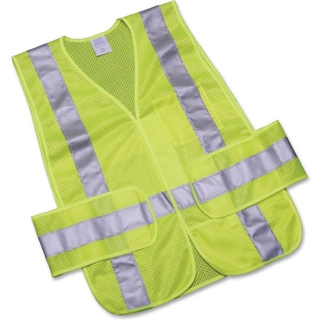 Vest Safety Lime/Slvr Osfa NSN5984875