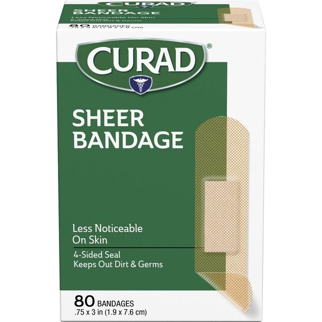Medline Industries Bandage CURAD SHEER 3/4" 80 MIICUR02279RB