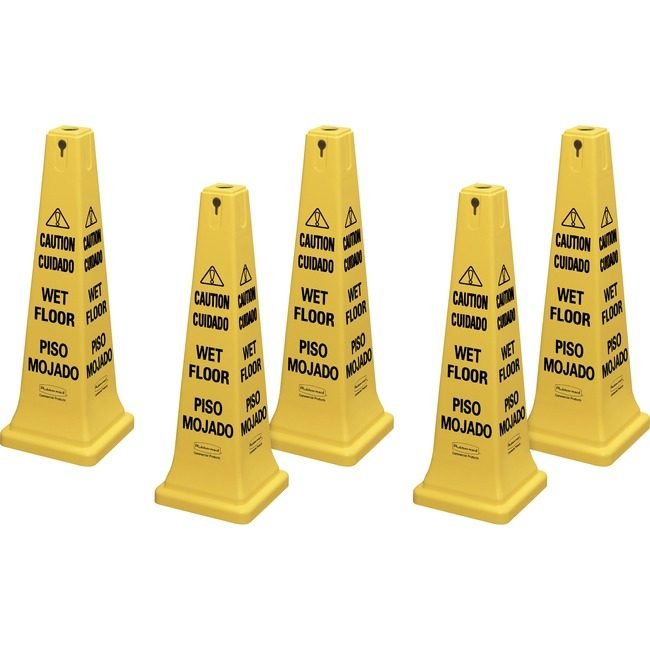 Rubbermaid Commercial Products Sign Caution 36" CONE Yw RCP627677CT