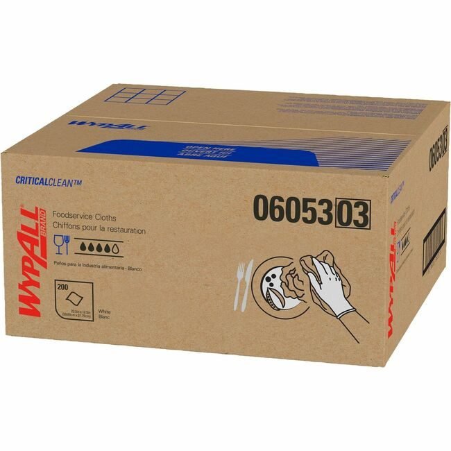 Kimberly-Clark Professional Kleenex / Scott / WypAll / Kimtech Wipers Food X50 Wypl 200SH KCC06053