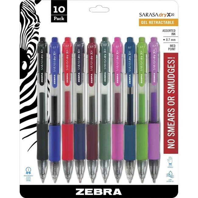 Zebra Pen Corporation Gel Sarasa Rt 0.7 10 Pack ZEB46881