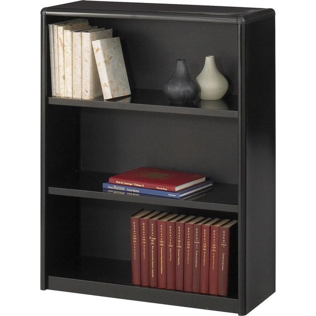 Safco Products Bookcase 3-SHELF Black SAF7171BL