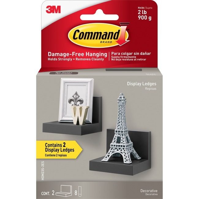 3M Company Shelf Ledge Dsply Cmmnd 2 Pack MMMHOM23S2ES