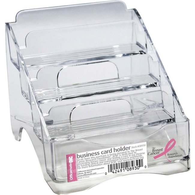 Officemate Holder Businesscard Bca Clear OIC08930