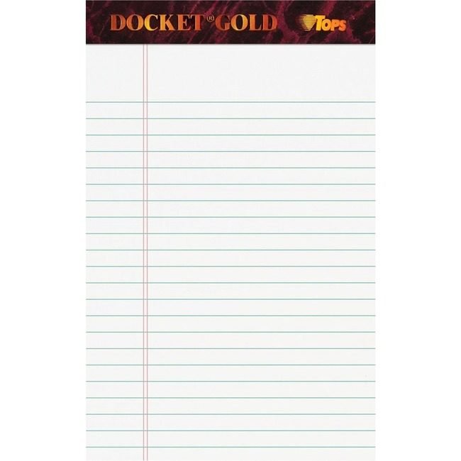 TOPS Products Pad Jr Legal Dckt 5X8 12 Pack TOP63910