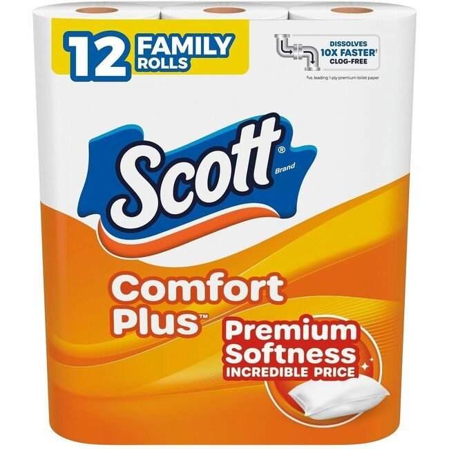 Kimberly-Clark Professional Kleenex / Scott / WypAll / Kimtech Toilet Paper C+ 12 KCC55211