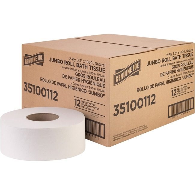 Genuine Joe Tissue Bath Jmb 2PLY 1000 GJO35100112