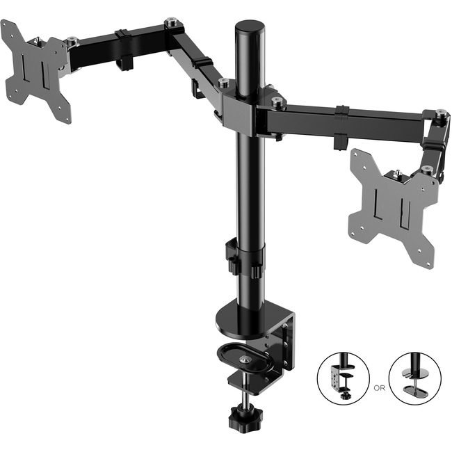 Rocelco Arm Monitor Double Black RCLRDM2
