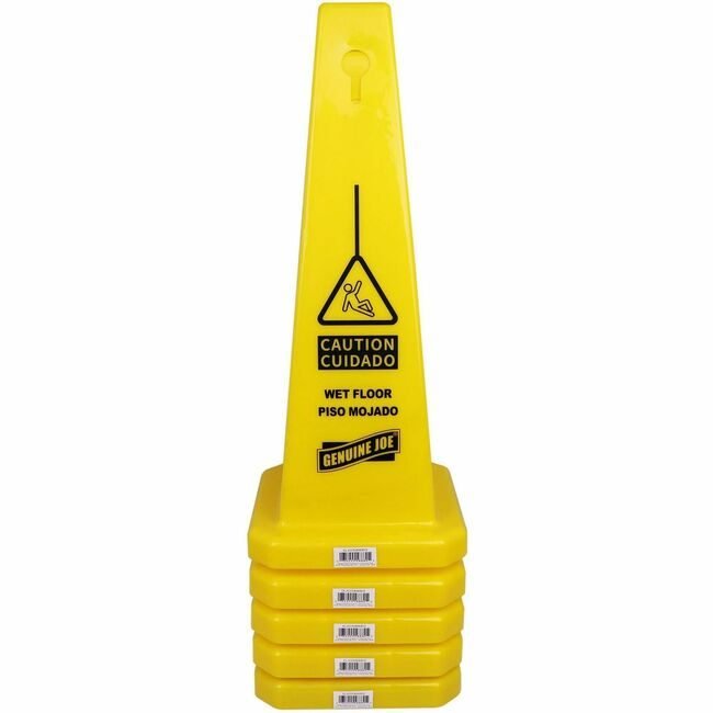 Genuine Joe Cone Safety 24" 4-SIDED Yw GJO58880CT
