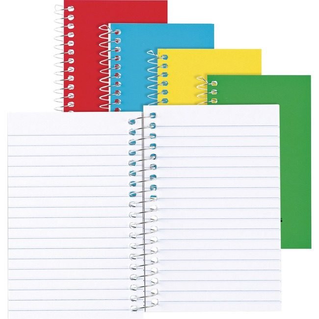 Dominion Blueline, Inc. Schneider Vizz Book Memo Side-Open 3X5 Assorted RED31-220