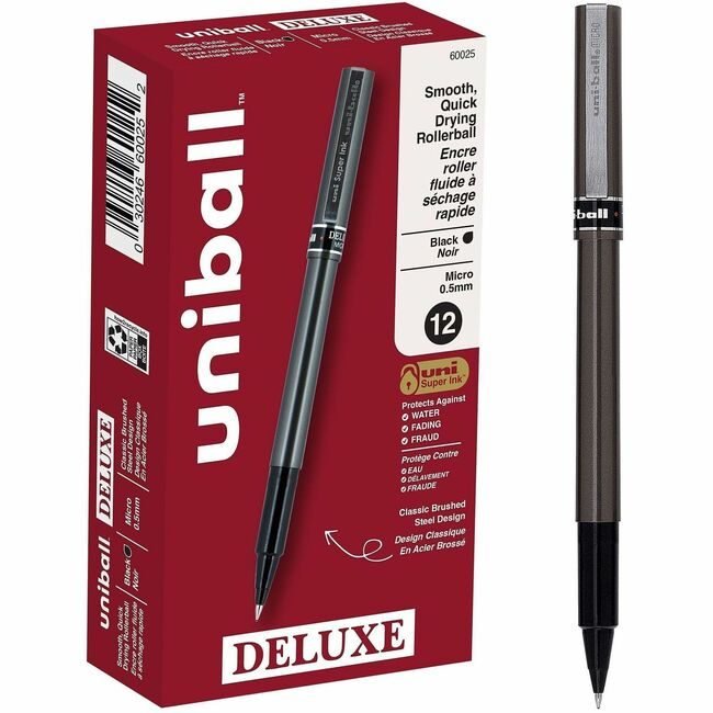 Mitsubishi Pencil Co. / uni-ball Pen Deluxe 0.5MM Black UBC60025