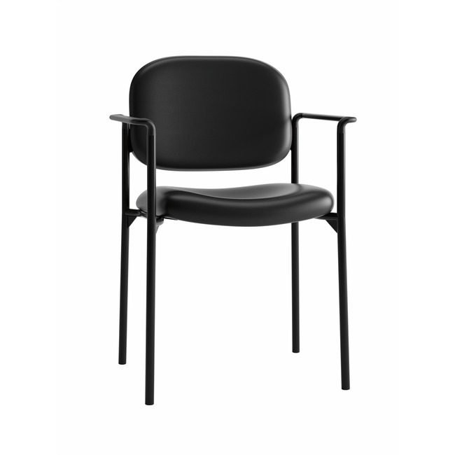 basyx by HON The HON Company basyx by Chair Side W/Arms Black BSXVL616SB11