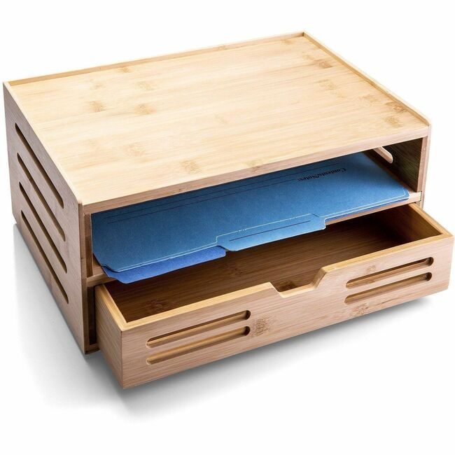Officemate Organizer Dsk Drwr Bamboo OIC71005