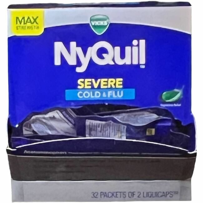 Lil#039; Drug Store Products Medicine Nyqil Cldflu 32/BX LIL04262