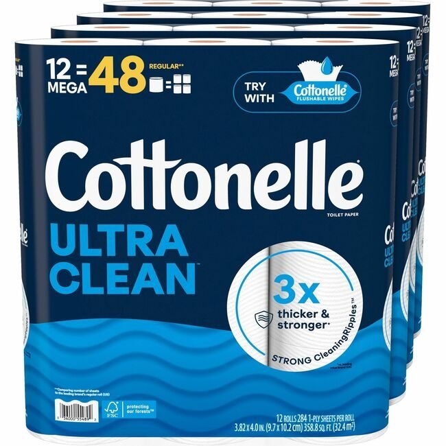 Kimberly-Clark Professional Kleenex / Scott / WypAll / Kimtech Paper Toilet Clean 12 KCC55489CT
