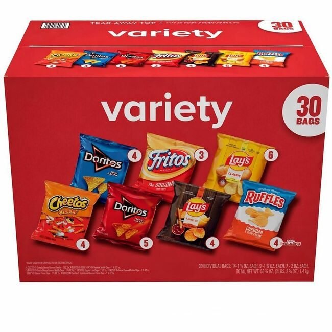 PepsiCo / Frito-Lay Lay's / Rold Gold Chips Box 30 Count LAY06336
