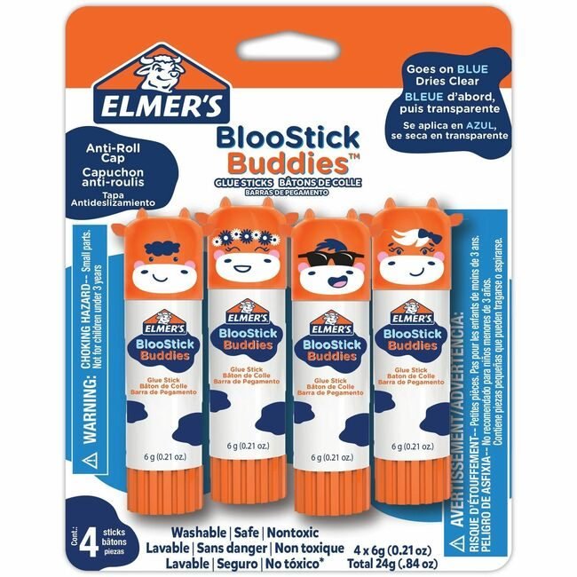 Newell Brands Elmer#039;s / X-Acto Glue Stick Disblue 4 Count EPI2213740