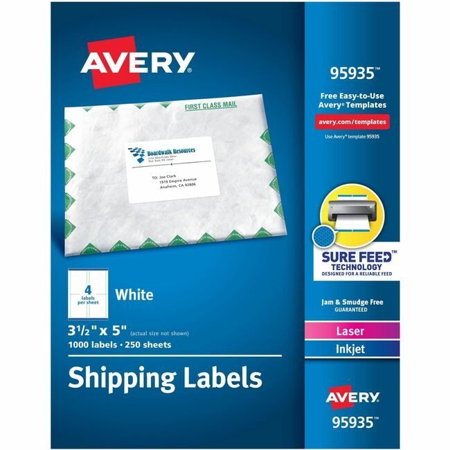 Avery Products Corporation Label Shpng 3.5X5 We 1000 AVE95935
