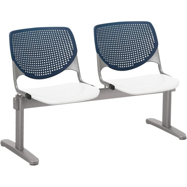 KFI Seating Beamseat 2SEAT Navy/White KFI2300BEAM238